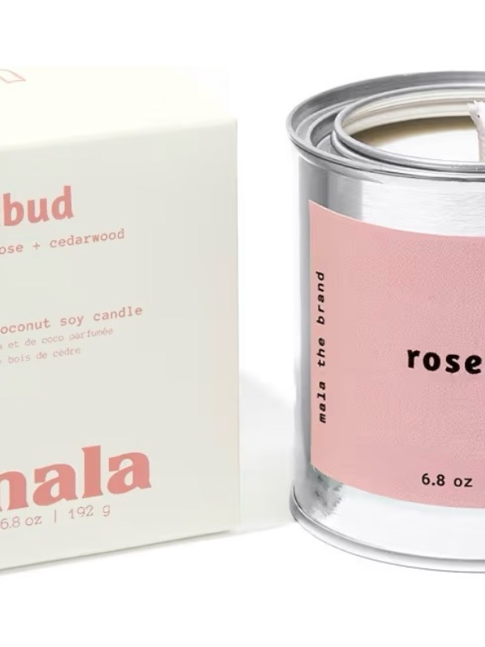 Mala Candle- Rosebud